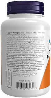 NOW Foods, L-Tyrosine, 500 mg, 120 Capsules